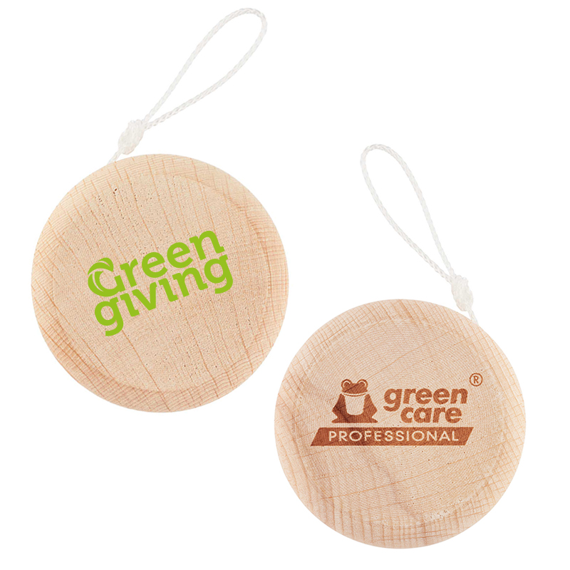FSC houten jojo bedrukt | Eco geschenk